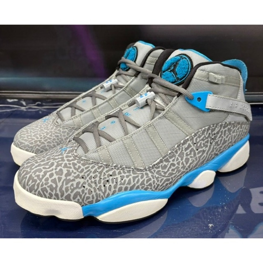 Jordan 6 Rings Powder Blue Elephant (2013) 322992-006 Mens sneakers size 12